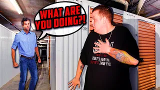 He SHOWED UP When We Were In The Storage Unit! OH NO!