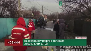 На Київщині у пожежі загинуло 2 маленьких дітей