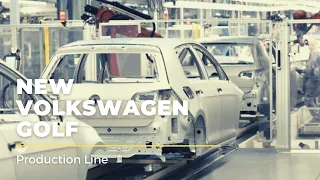 New Volkswagen Gold Assembly Line - How VW Golf is Made - How Car is Made