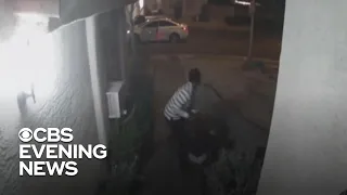 Suspect arrested after doorbell video shows woman being attacked