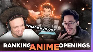 We Ranked Anime Openings - Multi-Anime Openings REACTION