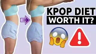 I TRIED A KPOP DIET | BEFORE/AFTER RESULTS | WORTH IT? LOST 1 KG A DAY?