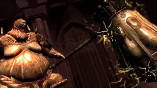 Fighting Ornstein & Smough with a Fire Bonewheel Shield