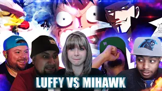 Dracule Mihawk vs Luffy ! Reaction Mashup