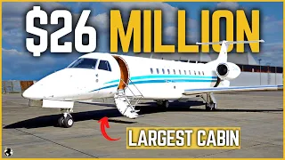 Inside $26 Million Embraer Legacy 650E | Largest-In-Class Cabin