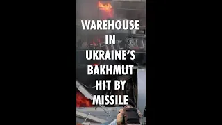 Russia-Ukraine crisis: Warehouse in Bakhmut hit by missile strike | WION Shorts