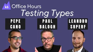 Testing Types (k6 Office Hours #88)
