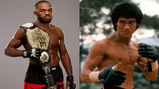 Jon Jones and Bruce Lee