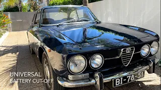 Alfa Romeo GT Veloce - battery cut-off simple installation