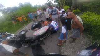 Nadaanan namin disgrasya motor, highway-sawang Badian...