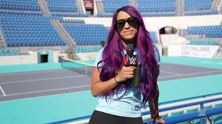 Sasha Banks returns to Zayed Sports City Tennis Stadium