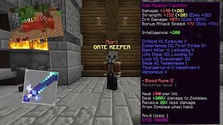 So I crafted the best sword for dungeons... (hypixel skyblock) + damage tests (BEST DUNGEON SWORD?!)