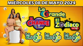 Resultados del Sorteo la grande – Zodiaco – La chica para hoy MIÉRCOLES 08 de mayo 2024