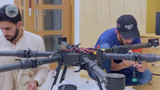 16- liter Agriculture Spraying Drone Assembling & testing in Pakistan | E616 | Agriculture | Farming