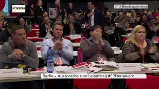 SPD-Bundesparteitag: Aussprache "SPD erneuern" (Teil 1) am 09.12.17