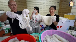 Quy Trình Làm Bánh Cuốn máy Chả Mực Hạ Long chất lượng 5 sao siêu ngon của Bà Bầu 6 tháng ở Sài Gòn