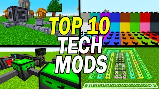 Top 10 Minecraft Technology Mods To Play (Factory, Machines, Automation)