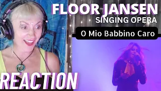 FLOOR JANSEN doing OPERA "O Mio Babbino Caro" | Artist/Vocal Performance Coach Reaction & Analysis