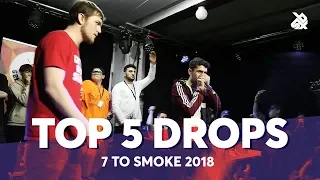 TOP 5 DROPS 😱 Grand Beatbox 7 TO SMOKE Battle 2018