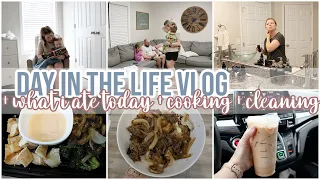 2023 DAY IN THE LIFE OF A MOM | WHAT I EAT IN A DAY + COOK WITH ME + CLEAN WITH ME | MOM OF 4