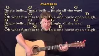 Jingle Bells Christmas Strum Guitar Cover Lesson w⁄ Lyrics⁄Chords