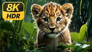 Majestic Haven Wildlife 8K - Discovery Relaxation Film with Soothing Relaxing Piano Music Real Sound