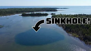 90 Foot Deep Underwater Sinkhole