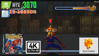 Spiderman 2: Enter Electro  - 4K60 - PS1 - Duckstation