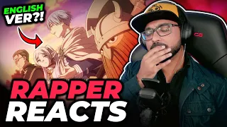 Rapper Reacts to YOASOBI - The Brave「勇者」English Ver | Frieren: Beyond Journey's End Opening Reaction