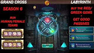 GRAND CROSS || LABYRINTH SEASON 6 || DETAILED GUIDE + TIPS TO FAST CLEAR ALL 3 FLOORS!!