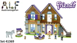 Lego Friends 41369 Mia´s House Speed Build