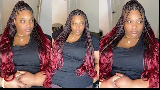 Knotless French Curls Braids Tutorial | all you need to know before getting them