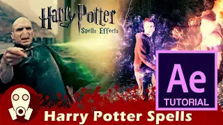 TUTORIAL | Como Hacer Efecto Harry Potter En After Effects | Spell and Protego Effects.