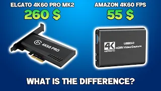 Elgato 4k60 pro mk2 vs Amazon 4k60 Capture Card | Stream Quality Test For Gamers