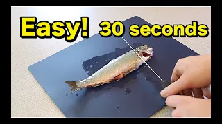Quick and Easy Way To Clean A Brook Trout