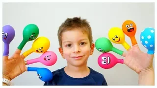 The Hide and Seek Song with Balloons by Kids Learning Songs