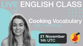 Cambly Live – Cooking Vocabulary