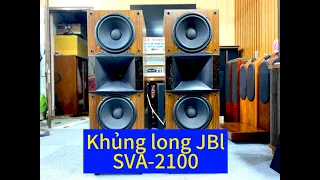 Khủng long JBL sva-2100,bass uy lực,đậm chất mỹ,nghe nhạc,karaoke tuyệt đỉnh,mời các bác.