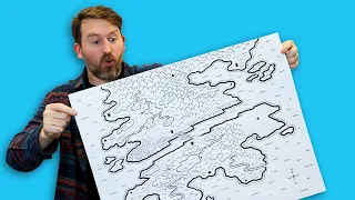How To Draw BIG Fantasy World Maps!