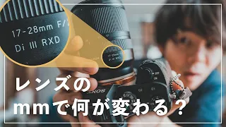 レンズのmm数（焦点距離）って何か知ってる？作例と共に解説。【カメラ初心者向け】