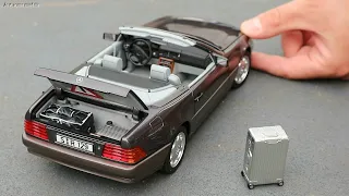 1:18 Mercedes-Benz 500SL R129 1989, bornit metallic - Norev Dealer Edition [Unboxing]