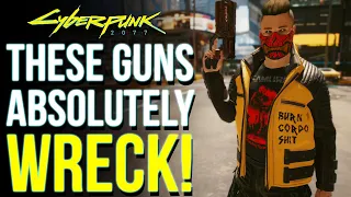 Cyberpunk 2077 -  Don't Miss These Insanely Powerful Iconic Weapons! ( Cyberpunk Tips & Tricks )