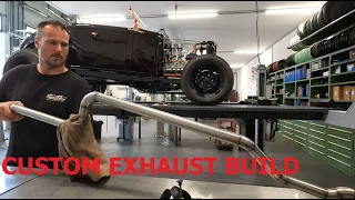 How we build a custom exhaust for a Ford Roadster with v8 flathead - Hot Rod