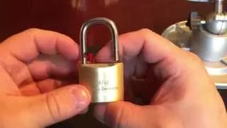 (011) Burg Wächter Profi Padlock SPP'd (Picked Open)