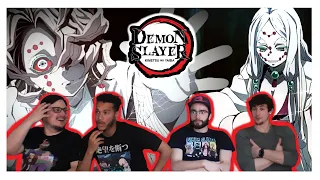 THESE DEMONS LOOK CRAZY!!! | Demon Slayer 1x15 "Mount Natagumo" REACTION