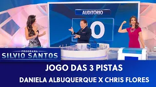 Jogo das 3 pistas - Daniela Albuquerque x Chris Flores | Programa Silvio Santos (26/05/19)