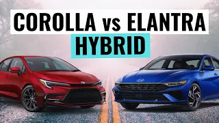 2024 Toyota Corolla Hybrid VS Hyundai Elantra Hybrid Comparison Review