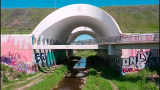 Graffiti Bridge | Secret Hidden Bridge under the Anthony Henday Highway in Edmonton, Alberta