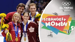 Figure Skating Scandal Dominates at the Salt Lake City 2002 Olympics | Strangest Moments