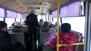 Поездка на автобусе ПАЗ -32054 в Архангельске